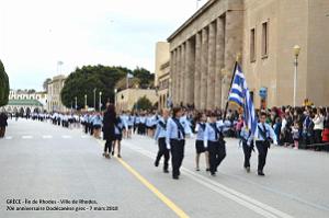 232- Rhodes- Defile Dodecanese grec